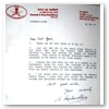Letter by Army General